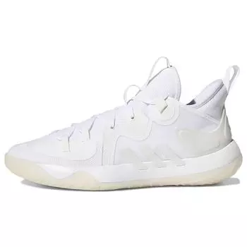 Кроссовки унисекс adidas Harden Stepback 2 Triple White Cloud-White Crystal-White FZ1385 44