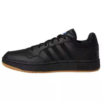 Кроссовки унисекс adidas Hoops 3.0 Low Black Gum Core-Black GY4727 39