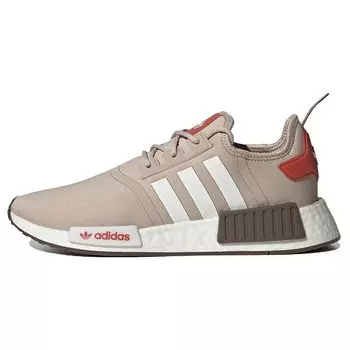 Кроссовки унисекс adidas NMD_R1 Clear Pink Solar Red, белый ID4348 46
