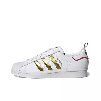 кроссовки Unisex adidas originals Superstar Skate shoes White/Gold GX7914