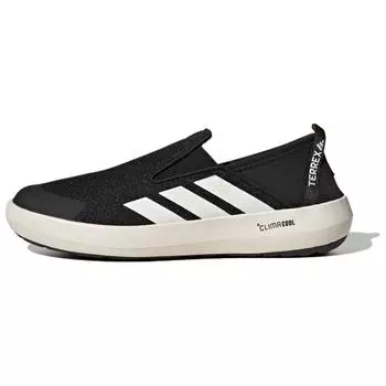 Кроссовки унисекс adidas Terrex Boat Slip-On Black Chalk Core-Black Chalk-White Semi-Impact-Orange JI3502 36
