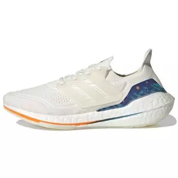 Кроссовки унисекс adidas UltraBoost 21 White Royal Blue Core-White GX8532 38