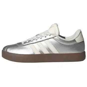 Кроссовки унисекс Adidas VL Court 3.0 Silver Metallic Off-White Gum JQ7315 36