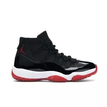 Кроссовки унисекс Air Jordan 11 Retro Bred 2019 Черно-белые Varsity-Red 378037-061