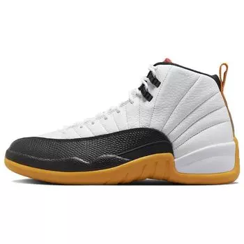 Кроссовки унисекс Air Jordan 12 Retro 25 лет в Китае белые черные такси DR8887-100 35.5