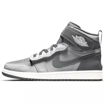 Кроссовки унисекс Air Jordan 1 High FlyEase светло-дымчатые белые CQ3835-003 36