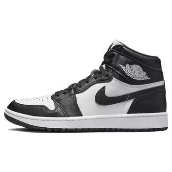 Кроссовки унисекс Air Jordan 1 High Golf Panda Черный Белый DQ0660-101 40.5