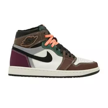 Кроссовки унисекс Air Jordan 1 High OG ручной работы, разноцветные, черные, архео-коричневые, DH3097-001 42.5