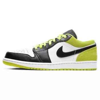 Кроссовки унисекс Air Jordan 1 Low Cyber Желтый Черный Белый CK3022-003 44.5