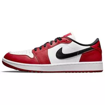Кроссовки унисекс Air Jordan 1 Low Golf Chicago Red Varsity-Red Black DD9315-600 41