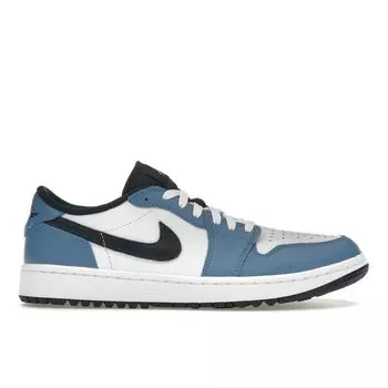 Кроссовки унисекс Air Jordan 1 Low Golf Aegean Storm Сине-Белые Armory-Navy DD9315-115 37.5