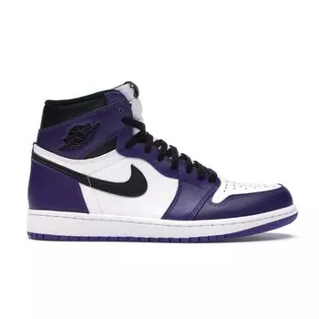Кроссовки унисекс Air Jordan 1 Retro High OG Court Purple 2.0 Белый Черный 555088-500 42