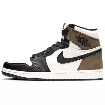 Кроссовки унисекс Air Jordan 1 Retro High OG Dark Mocha Brown Sail Black 555088-105 35.5