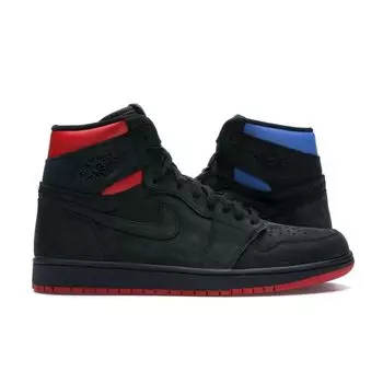 Кроссовки унисекс Air Jordan 1 Retro High OG Quai 54 Черный Италия-Синий-Университет-Красный AH1040-054