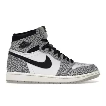 Кроссовки унисекс Air Jordan 1 Retro High OG White Cement Grey Tech-Grey Muslin DZ5485-052 44.5
