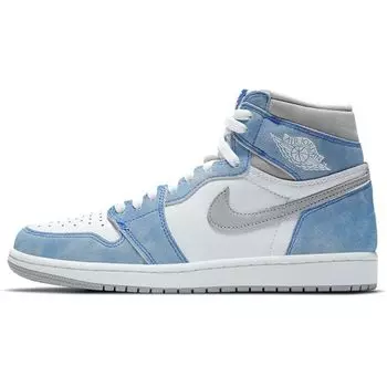Кроссовки унисекс Air Jordan 1 Retro High OG Hyper Royal Синие Светло-Дымчато-Серые Белые 555088-402 36