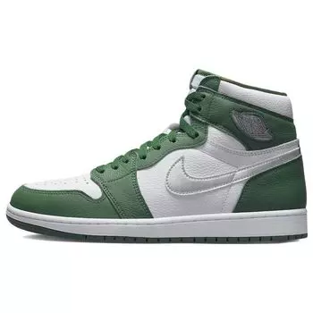 Кроссовки унисекс Air Jordan 1 Retro High OG Gorge Green Metallic-Silver White DZ5485-303 44.5