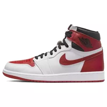 Кроссовки унисекс Air Jordan 1 Retro High OG Heritage Red White University-Red 555088-161 35.5