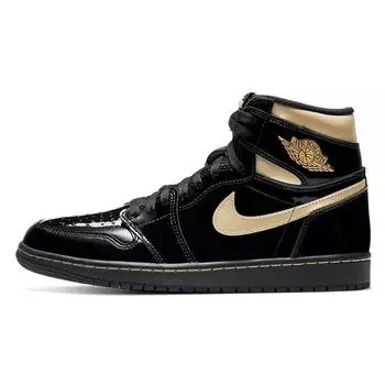 Кроссовки унисекс Air Jordan 1 Retro High OG Black Metallic Gold 555088-032 36