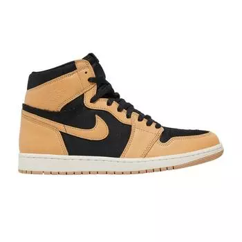 Кроссовки унисекс Air Jordan 1 Retro High OG Heirloom Tan Vachetta-Tan Black 555088-202 35.5