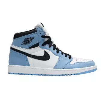 Кроссовки унисекс Air Jordan 1 Retro High OG University Blue White Black 555088-134 36.5