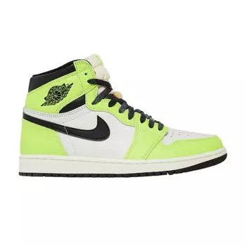 Кроссовки унисекс Air Jordan 1 Retro High OG Visionaire Green Volt Black 555088-702 35.5