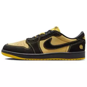 Кроссовки унисекс Air Jordan 1 Retro Low OG Quai 54 Черный Тур-желтый Чилийский красный IB8836-007 44