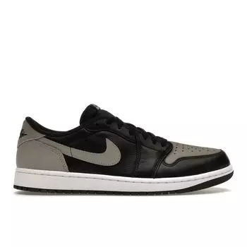 Кроссовки унисекс Air Jordan 1 Retro Low OG Shadow 2024 Черные Средне-серые Белые CZ0790-003 47.5