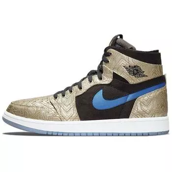 Кроссовки унисекс Air Jordan 1 Zoom Comfort Gold Laser DQ0659-700 36.5