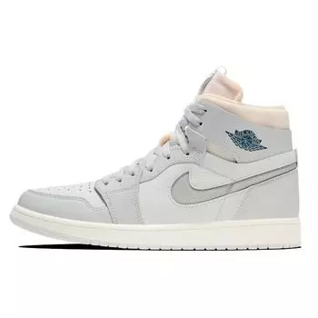 Кроссовки унисекс Air Jordan 1 Zoom Comfort London Белый Photon-Dust Светло-Дымчато-Серый DH4268-001 37.5