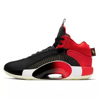 Кроссовки унисекс Air Jordan 35 Chinese New Year черные университетские красные желтые DD2234-001 35.5