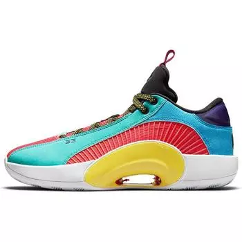 Кроссовки унисекс Air Jordan 35 Low DS PF Reflexology, многоцветный гипер-нефритовый металлик-серебристый DJ2831-300 37.5
