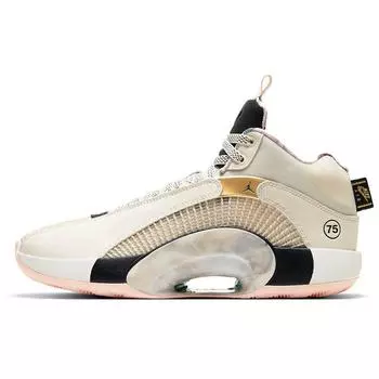 Кроссовки унисекс Air Jordan 35 Paris Pink Pale-Ivory Metallic-Gold DD3668-100 36.5