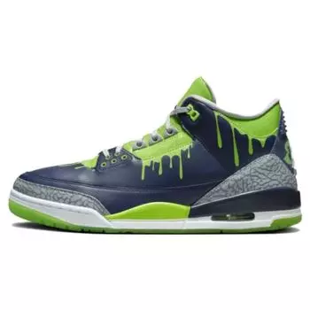 Кроссовки унисекс Air Jordan 3 Retro Doernbecher XIX Синие разноцветные FZ3030-919 39