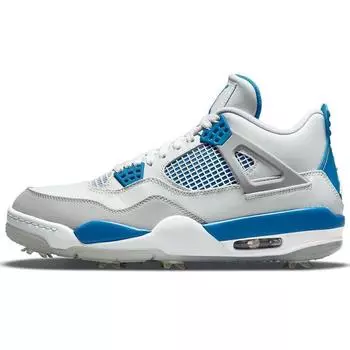 Кроссовки унисекс Air Jordan 4 Golf в стиле милитари синие, белые, нейтрально-серые, черные CU9981-101 44.5