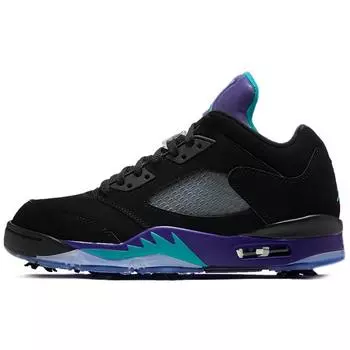 Кроссовки унисекс Air Jordan 5 Low Golf Black Grape Grape-Ice New-Emerald CU4523-001
