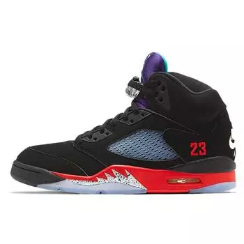 Кроссовки унисекс Air Jordan 5 Retro Top 3 Разноцветные Черный Огненно-Красный CZ1786-001 42.5