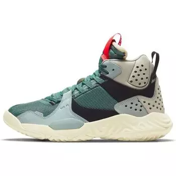 Кроссовки унисекс Air Jordan Jordan Delta Mid Hasta Зеленые Ярко-Малиновые Светло-Пемзовые DC2130-300 41