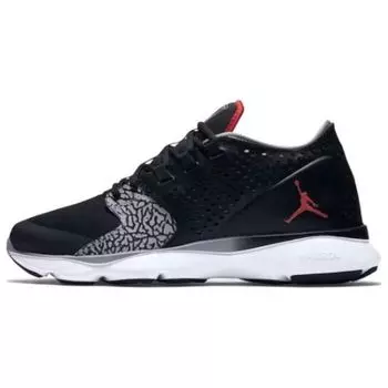 Кроссовки унисекс Air Jordan Jordan Flow Black Cement White Wolf-Grey Gym-Red 833969-001