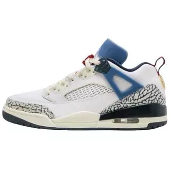 Кроссовки унисекс Air Jordan Jordan Spizike Low Motion Pack кремово-белые Armory-темно-синие HM3712-164 40.5