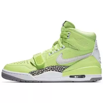 Кроссовки унисекс Air Jordan Just Don x Jordan Legacy 312 Ghost Green цементно-белые AQ4160-301