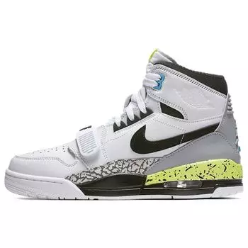Кроссовки унисекс Air Jordan Just Don x Jordan Legacy 312 Billy Hoyle Желтый Белый Черный-Вольт-Яркий-Синий-Волчий-Серый AQ4160-107