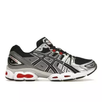 Кроссовки унисекс ASICS Gel Nimbus 9 Graphite Grey Red Pure Silver 1201A424-023 40.5