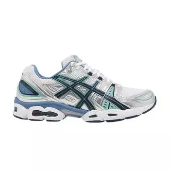 Кроссовки унисекс ASICS Gel Nimbus 9 Mint Steel Blue White Pure Silver 1201A424-104 42.5