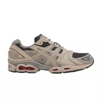 Кроссовки унисекс ASICS Gel Nimbus 9 Obsidian Grey Moonrock кремовые 1201A584-021 42