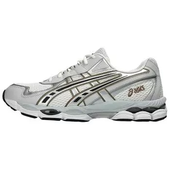 Кроссовки унисекс ASICS Gel NYC 2055 Cream Pure Silver серые 1203A542-100 41.5