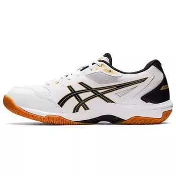 Кроссовки унисекс ASICS Gel Rocket 10 2E Wide White Black Gum 1073A053-101 40.5