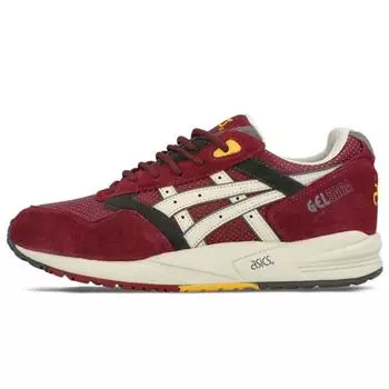 Кроссовки унисекс ASICS Gel Saga красный бордовый белый H538L-2599 44