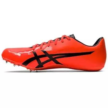 Кроссовки унисекс ASICS Hyper Sprint 7 Sunrise Red черные 1091A015-701 41.5