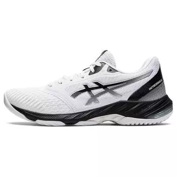 Кроссовки унисекс ASICS Netburner Ballistic FF 3 Бело-черные 1053A055-100 40.5
